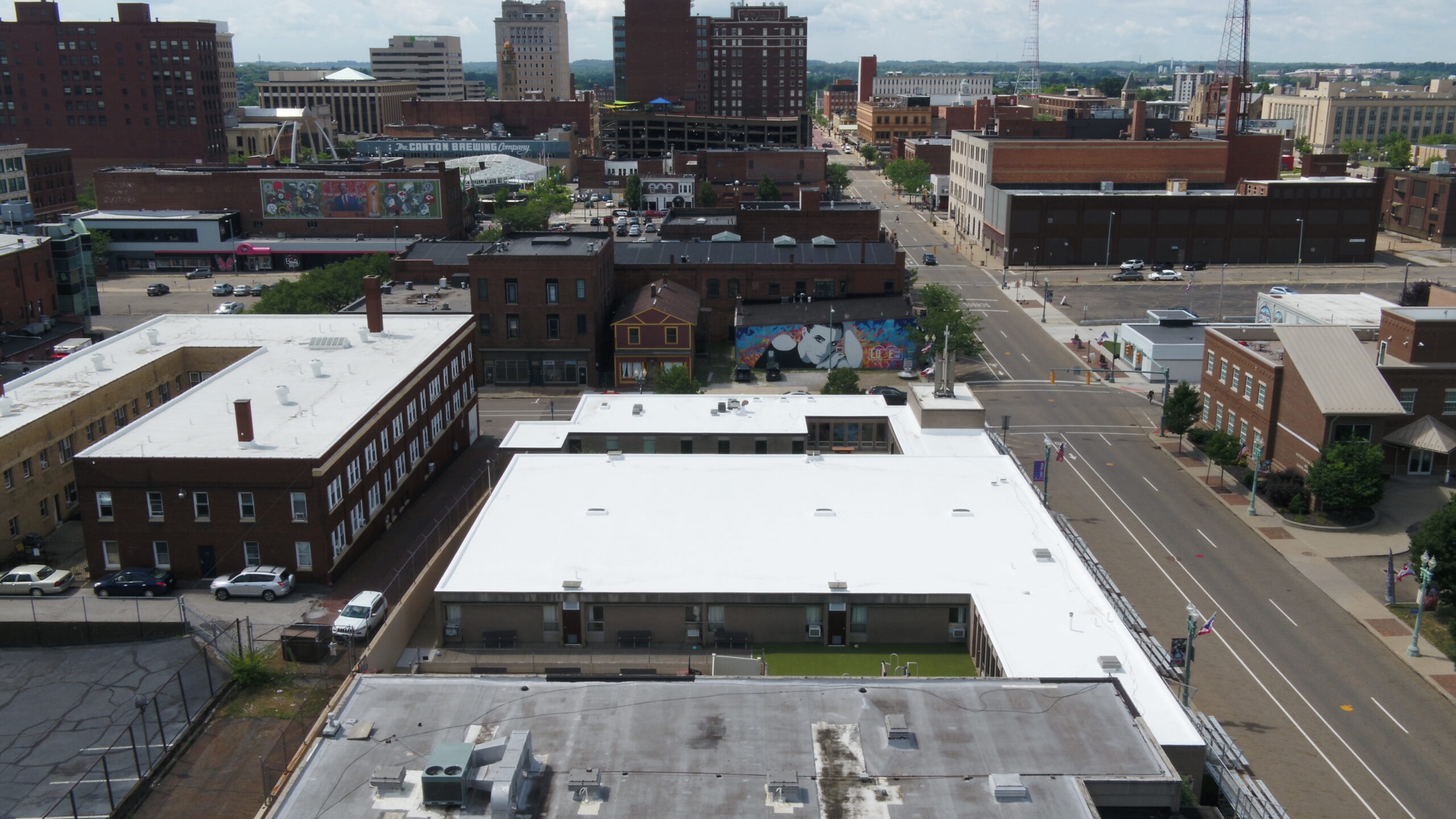 Commercial Flat Roof Replacement in Canton, OH 