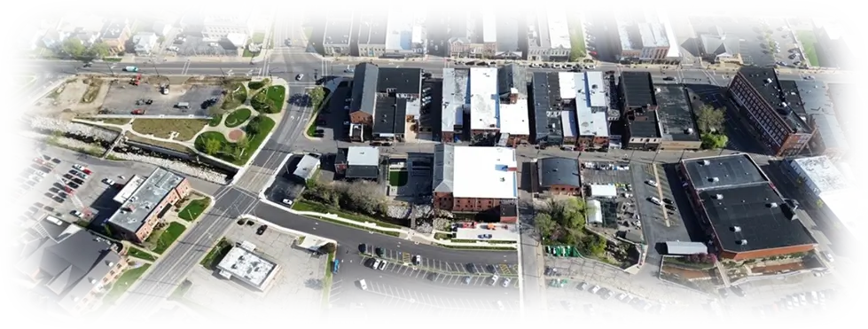 Down Town Arial Image