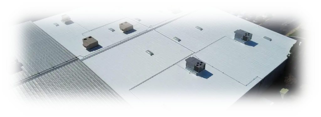 Airbourn coating commercial roof option